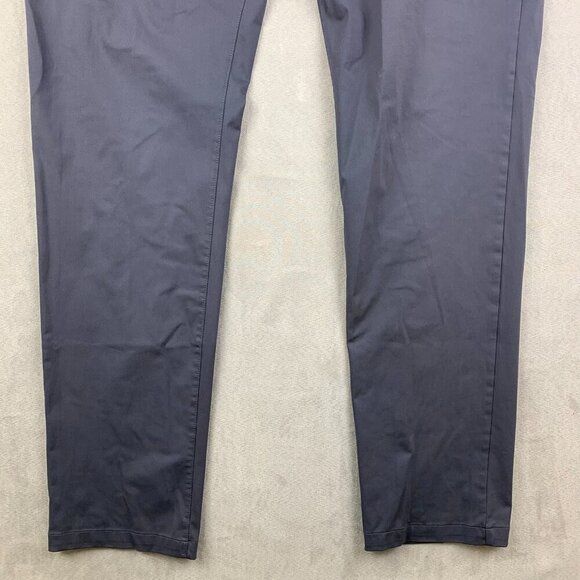 Rhone Mens Commuter Pant Slim 34x32 Iron Gray Chino Tapered Stretch Performance - Picture 3 of 14